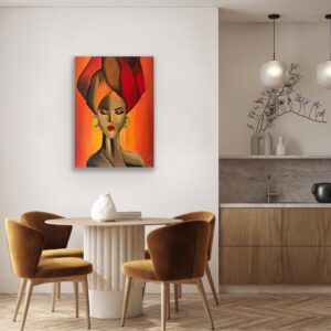 "Self-love" painting by Hala Moussa Art