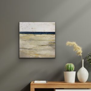 "Connected" abstract painting by Hala Moussa Art