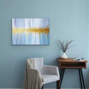 'Golden Serenity' by Hala Moussa Art