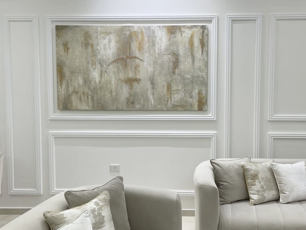 "Inner Glow" abstract art by Hala Moussa