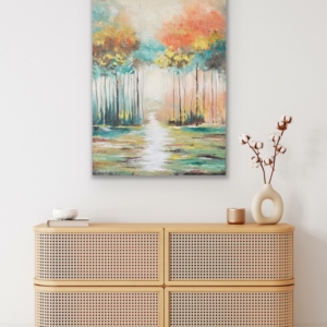 "Haven Trail" abstract art by Hala Moussa