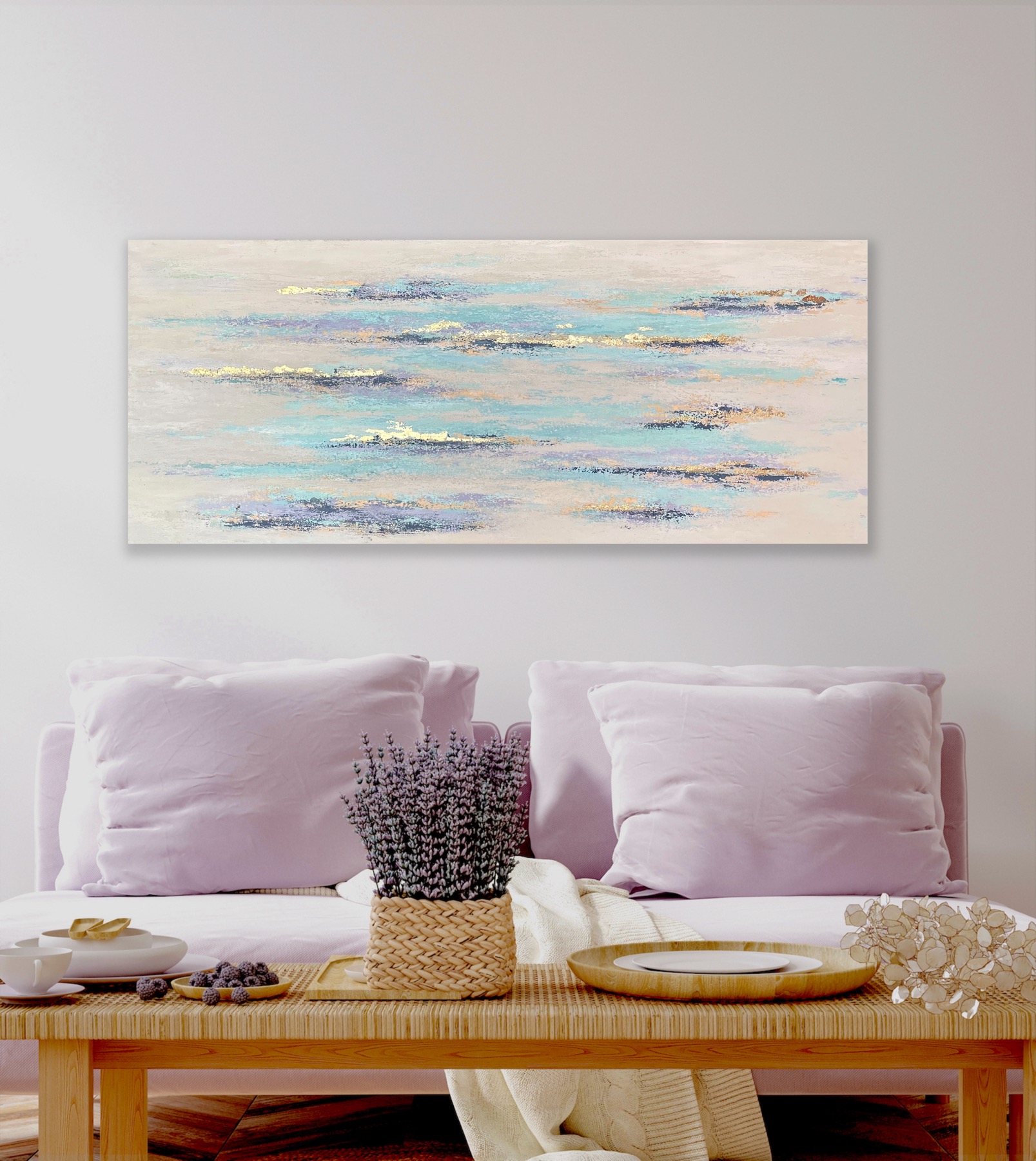 "Chasing Beyond" abstract painting by Hala Moussa Art