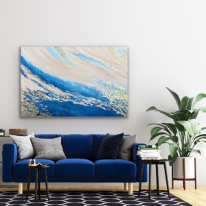 'Beyond the Clouds' by Hala Moussa Art