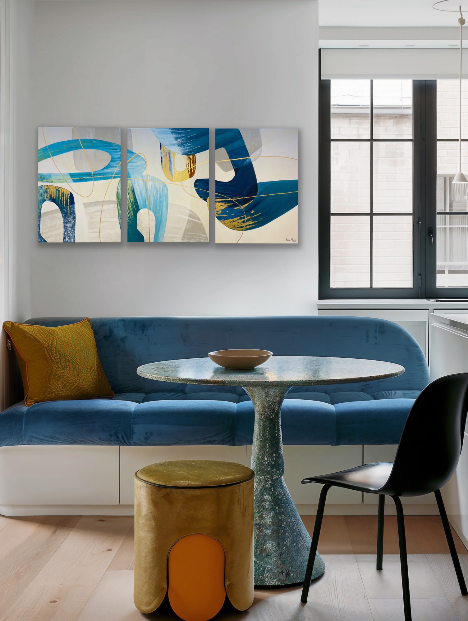 Connected Currents by Hala Moussa Art