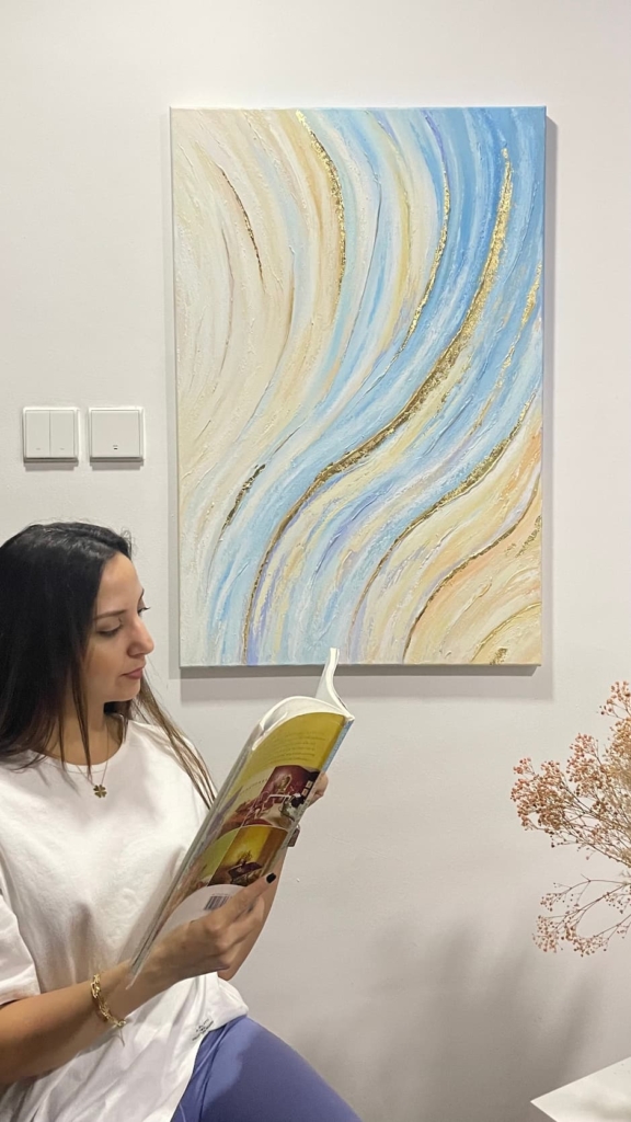 Waves of Wonder by Hala Moussa Art