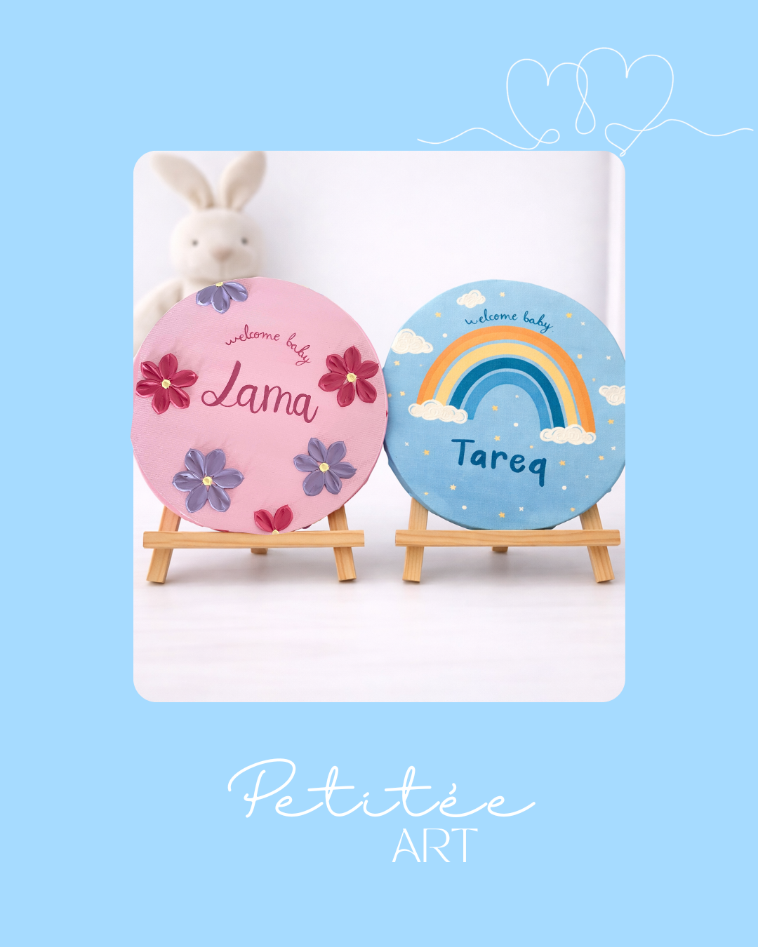Double the Love- gift idea for newborn twins