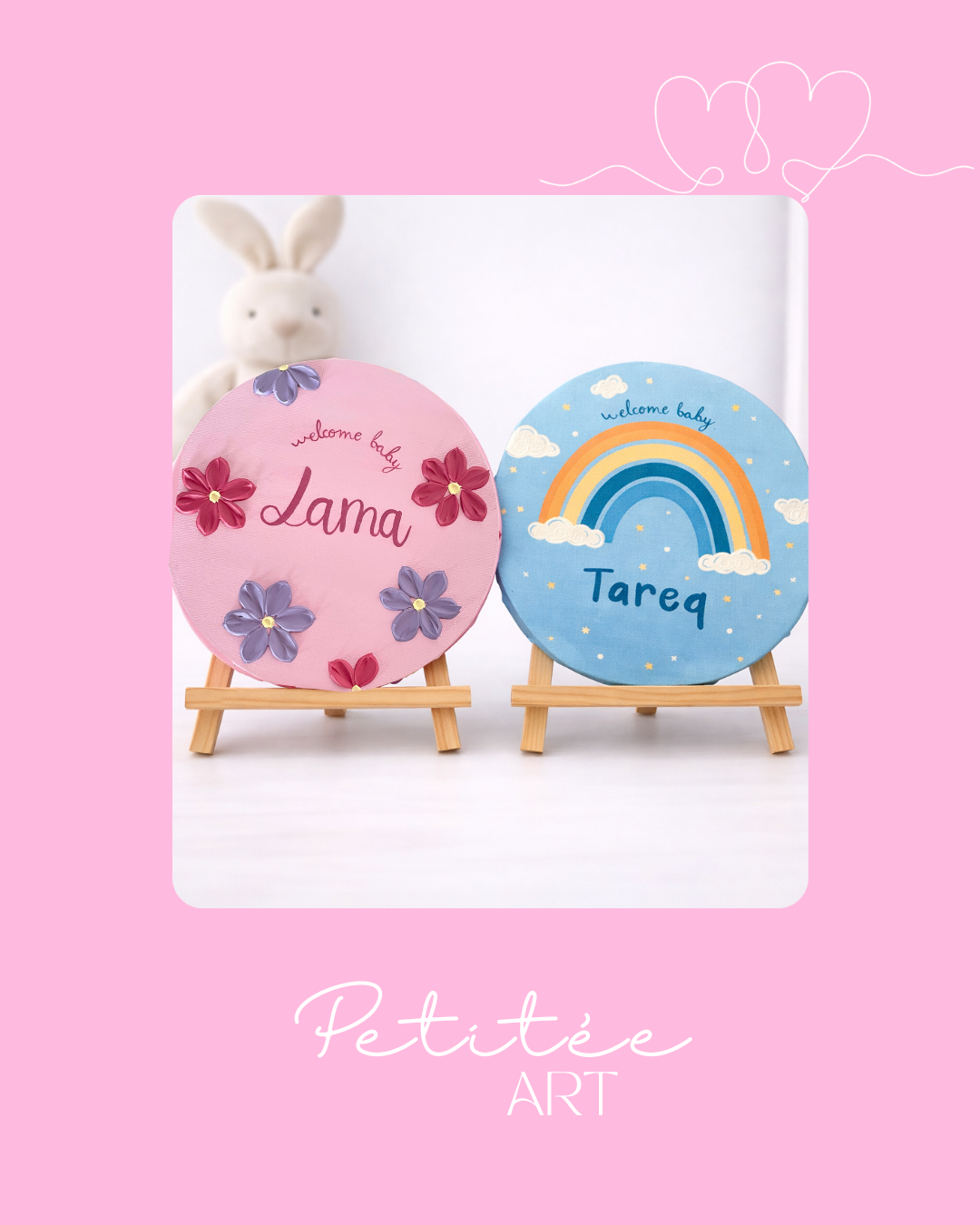 Double the Love- gift idea for newborn twins