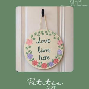 Love Lives Here Door Hanger